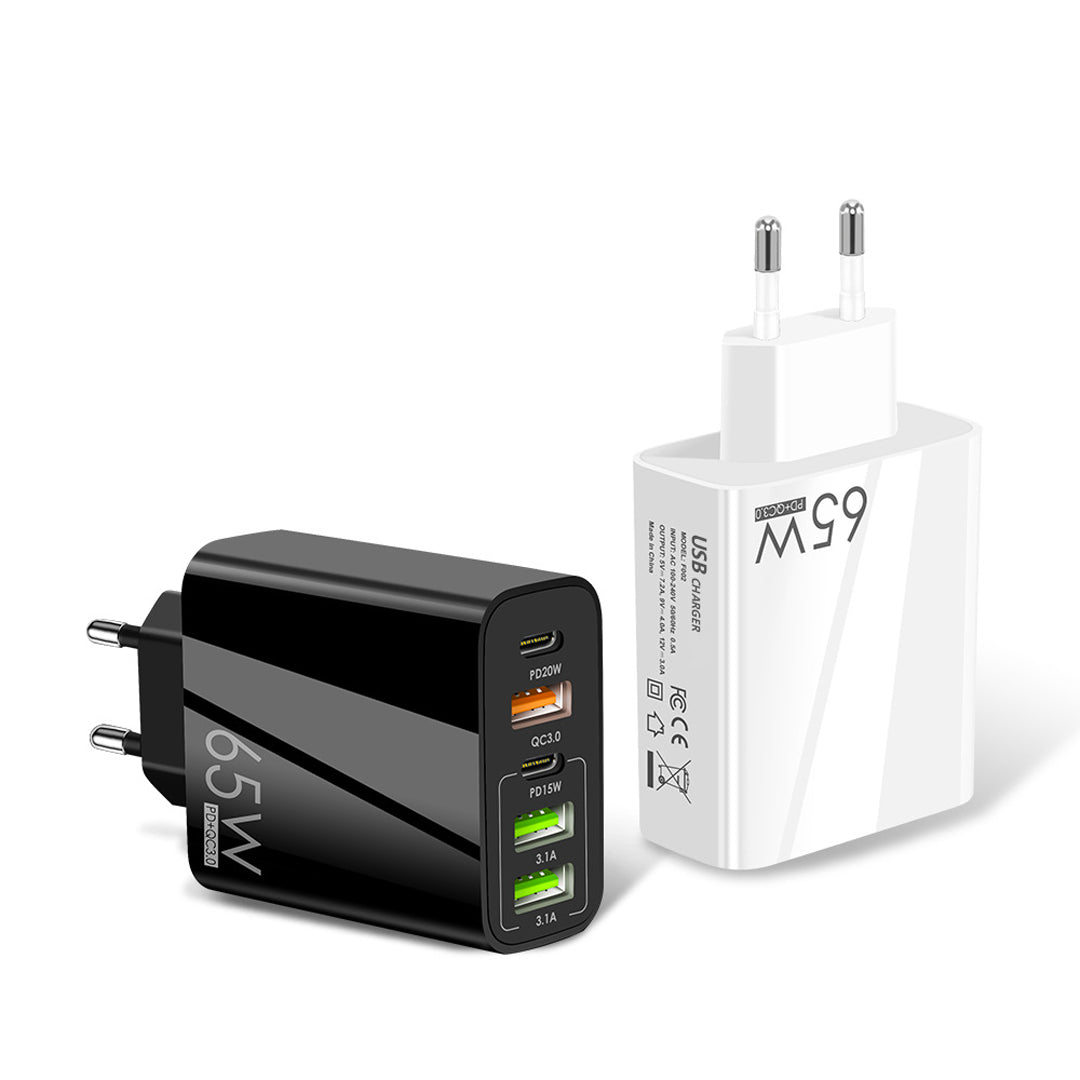65W Adapter za brzo punjenje s više priključaka