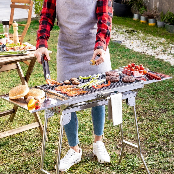 Sklopivi roštilj na ugljen od nehrđajućeg čelika Exelq Innovagoods