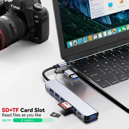 Multifunkcionalni 8-u-1 USB Hub