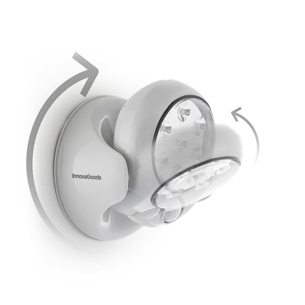 LED svjetlo sa senzorom pokreta lumact 360º Innovagoods