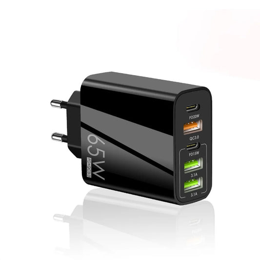65W Adapter za brzo punjenje s više priključaka
