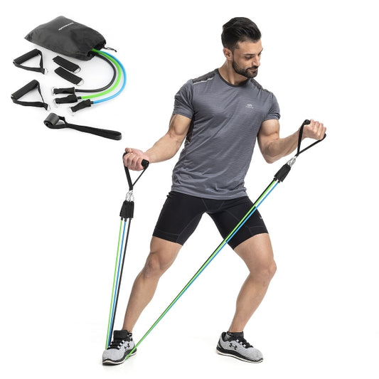 Set traka otpora s dodacima i vodičem za vježbu Tribainer Innovagoods 3 kom.